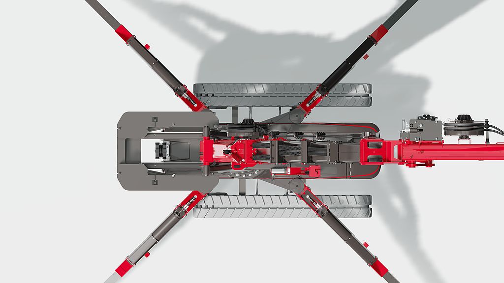 HOEFLON Minikran C30e auf Raupenfahrwerk