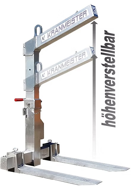 KRANMEISTER Aluminium-Ladegabel / Palettengabel KL 20HVL